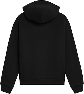 CELINE SS25 Black Zip-Up Hoodie with Logo. RY04I345F-38AW Lookbook CELINE SS25 Black Zip-Up Hoodie with Logo. RY04I345F-38AW