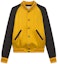 Buy CELINE Studded Satin Preppy Baseball Jacket in Sunflower Yellow 2V87C851C-11SR