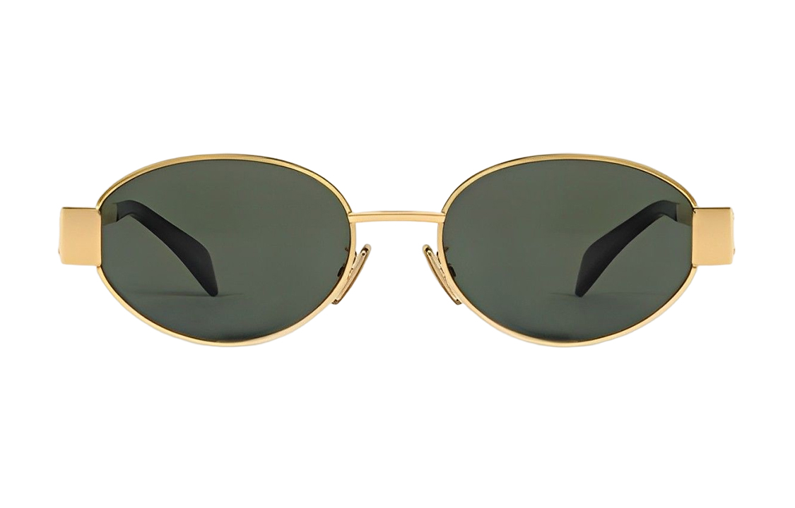 CELINE Stylish Oval Sunglasses Unisex Trendy Acetate with Metal Frame 4S235CMLB 圖 3