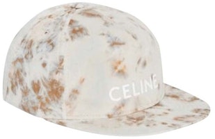 Celine Tie-Dye Snapback Cap In Velvet Glacier Celine Tie-Dye Snapback Cap In Velvet Glacier