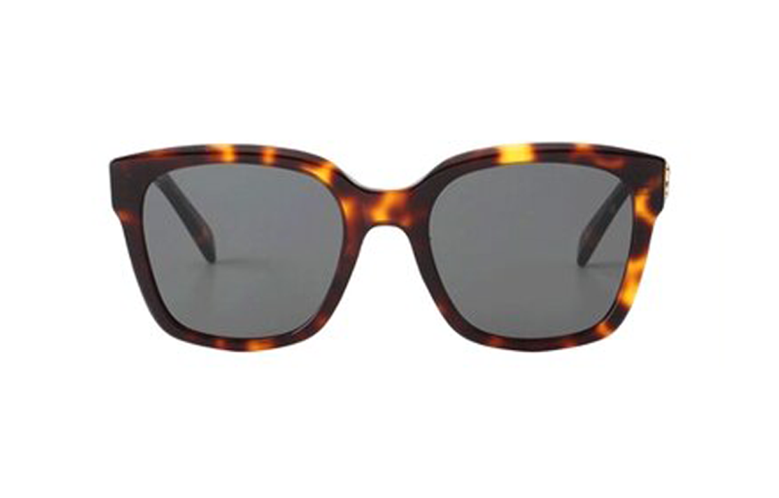 CELINE Tortoiseshell Irregular Acetate Sunglasses Unisex Couples Design. CL40222F 5553A 圖 2