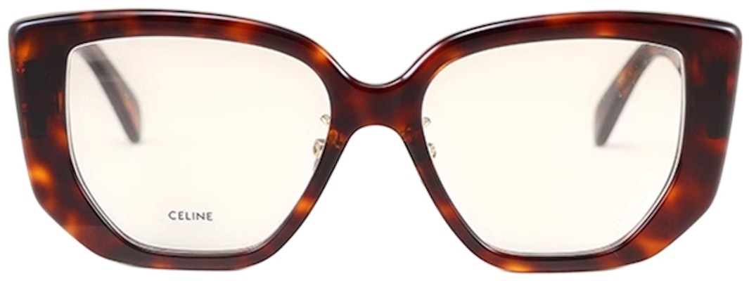 CELINE 龟壳纹不规则光学眼镜 男女通用 带标志镜腿 CL50146F-052 Order CELINE 龟壳纹不规则光学眼镜 男女通用 带标志镜腿 CL50146F-052