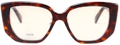Order CELINE 龟壳纹不规则光学眼镜 男女通用 带标志镜腿 CL50146F-052