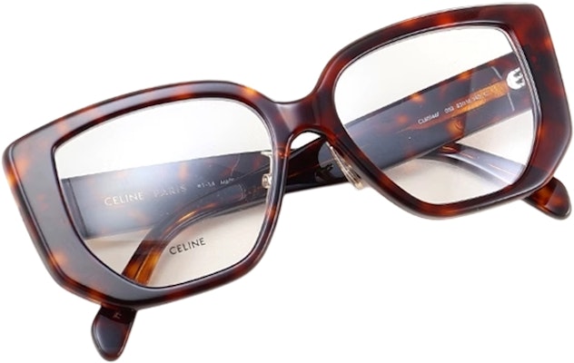 CELINE 龟壳纹不规则光学眼镜 男女通用 带标志镜腿 CL50146F-052 Purchase CELINE 龟壳纹不规则光学眼镜 男女通用 带标志镜腿 CL50146F-052