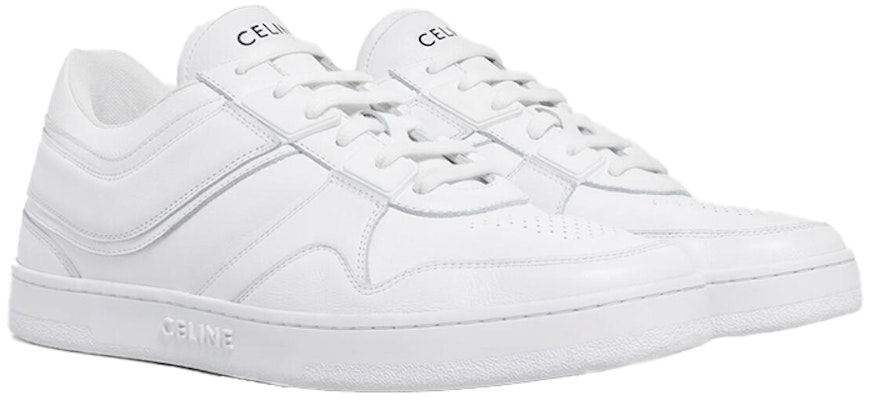 賽琳 CELINE Trainer 皮革 低幫綁帶休閒 時尚板鞋 男款 螢光白 Lookbook 賽琳 CELINE Trainer 皮革 低幫綁帶休閒 時尚板鞋 男款 螢光白
