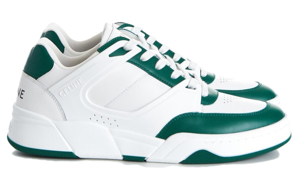 CELINE Trainer CT-07 Low Optic White Dark Green 圖 2
