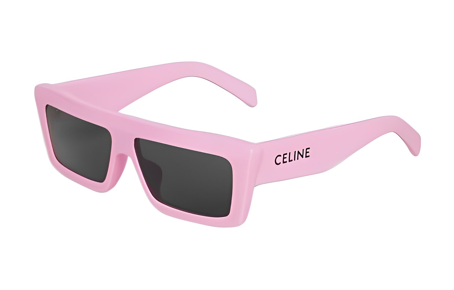 CELINE Trendy Rectangular Sunglasses Pink Unisex Couple Edition. 4S214CPLB24LP