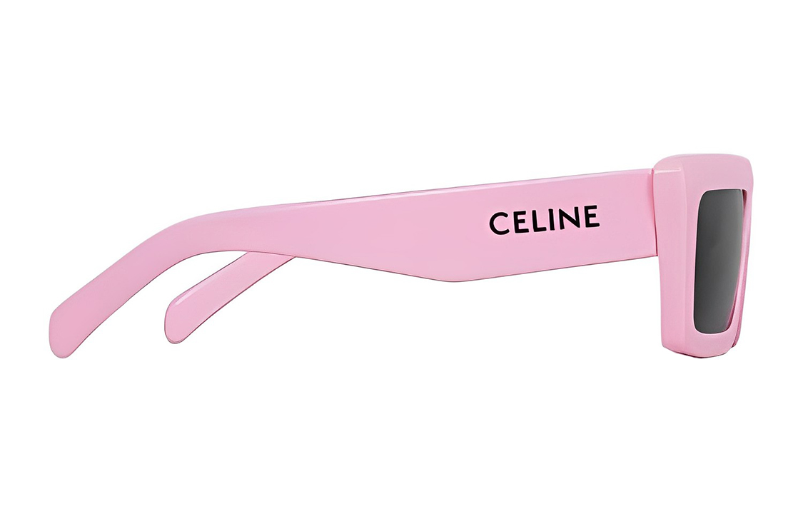 CELINE Trendy Rectangular Sunglasses Pink Unisex Couple Edition. 4S214CPLB24LP 圖 4