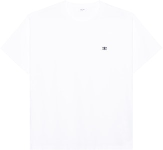 セリーヌ トリオンフ ルーズフィット クルーネック ソリッドホワイトTシャツ 2X04I671Q-01OB Buy セリーヌ トリオンフ ルーズフィット クルーネック ソリッドホワイトTシャツ 2X04I671Q-01OB