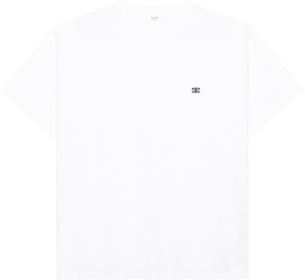 CELINE Triomphe Kaos Putih Longgar Crew Neck Solid 2X04I671Q-01OB Buy CELINE Triomphe Kaos Putih Longgar Crew Neck Solid 2X04I671Q-01OB