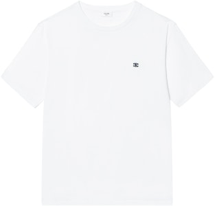 セリーヌ トリオンフ ルーズフィット クルーネック ソリッドホワイトTシャツ 2X04I671Q-01OB Order セリーヌ トリオンフ ルーズフィット クルーネック ソリッドホワイトTシャツ 2X04I671Q-01OB