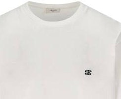 CELINE Triomphe Kaos Putih Longgar Crew Neck Solid 2X04I671Q-01OB Purchase CELINE Triomphe Kaos Putih Longgar Crew Neck Solid 2X04I671Q-01OB
