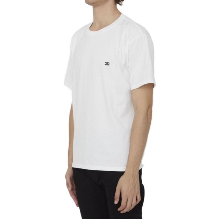 Cheap CELINE Triomphe Kaos Putih Longgar Crew Neck Solid 2X04I671Q-01OB