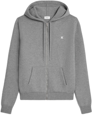 CELINE Triomphe FW23 Solid Logo Embroidered Zip-Up Sweatshirt. 2AD5O048T-09GM Buy CELINE Triomphe FW23 Solid Logo Embroidered Zip-Up Sweatshirt. 2AD5O048T-09GM