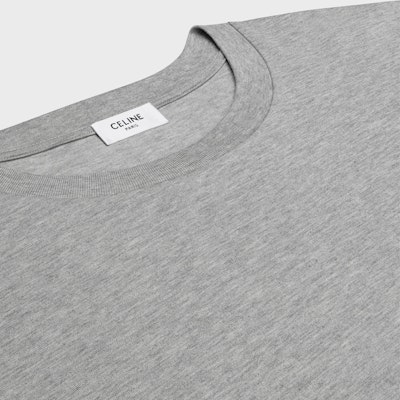 CELINE 凯旋标志印花宽松休闲T恤 灰白色. 2X04I671Q-09MO Shop CELINE 凯旋标志印花宽松休闲T恤 灰白色. 2X04I671Q-09MO