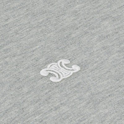 CELINE 凯旋标志印花宽松休闲T恤 灰白色. 2X04I671Q-09MO Purchase CELINE 凯旋标志印花宽松休闲T恤 灰白色. 2X04I671Q-09MO