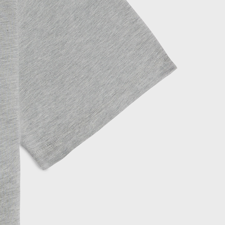 Cheap CELINE 凯旋标志印花宽松休闲T恤 灰白色. 2X04I671Q-09MO