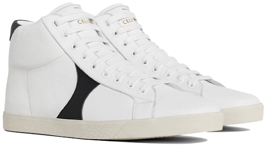 셀린 트리옹프 미드탑 스니커즈 (화이트 블루) 335963338C.01MA Lookbook 셀린 트리옹프 미드탑 스니커즈 (화이트 블루) 335963338C.01MA