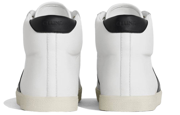 Shop CELINE Triomphe Zapatillas Altas Cordones 'Blanco Azul' 335963338C.01MA