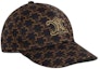 Lookbook CELINE Triomphe Monogram Heart Embroidered Cotton Cap Brown Unisex Couples. 2AUF2731O.19MA