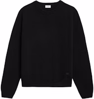 Celine Triomphe Solid Color Crewneck Pullover Sweatshirt Black 2AD3X384D-38NO Celine Triomphe Solid Color Crewneck Pullover Sweatshirt Black 2AD3X384D-38NO