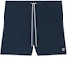 Order CELINE Triomphe Solid Drawstring Swim Trunks Navy Blue Swimwear. 2Z732519U-07MR