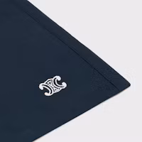Purchase CELINE Triomphe 經典標誌海軍藍抽繩泳褲 泳裝。 2Z732519U-07MR