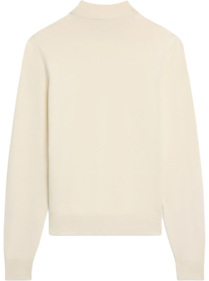 Jersey Alto Cuello CELINE Triomphe SS25 Logo Bordado Blanco Roto. RY0010ZOZ-01OW Lookbook Jersey Alto Cuello CELINE Triomphe SS25 Logo Bordado Blanco Roto. RY0010ZOZ-01OW