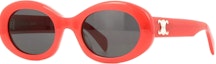 Buy Gafas de Sol Unisex CELINE Triomphe con Diseño Irregular y Montura de Acetato Única. CL40194U-66A
