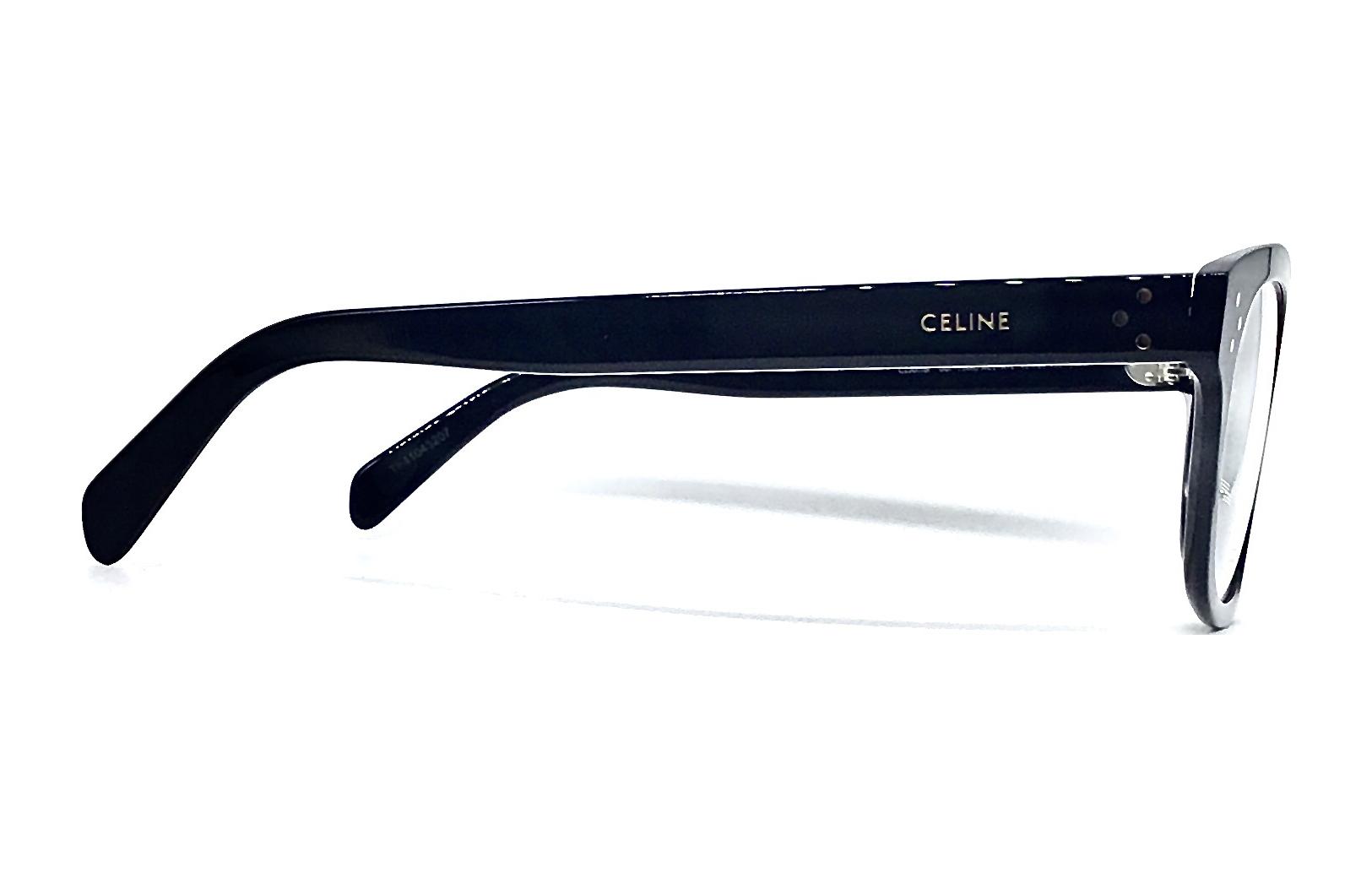 Purchase Kacamata Optik Oval Hitam Unisex CELINE, Desain Minimalis. CL50141U001