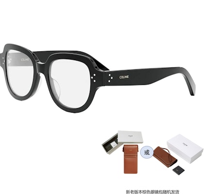 Kacamata Optik Oval Hitam Unisex CELINE, Desain Minimalis. CL50141U001 Details for Kacamata Optik Oval Hitam Unisex CELINE, Desain Minimalis. CL50141U001