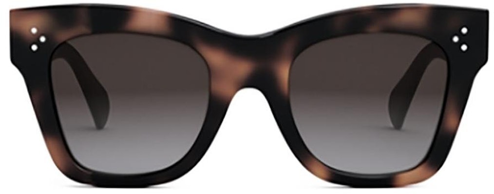 CELINE Kacamata Unisex Acetate Coklat Desain Stylish CL4004IN55K Lookbook CELINE Kacamata Unisex Acetate Coklat Desain Stylish CL4004IN55K