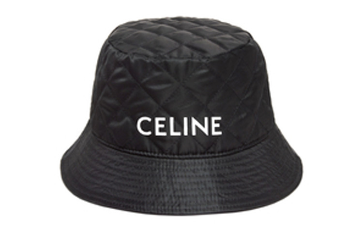 Order CELINE Unisex Twill Nylon Comfortable Bucket Hat. 2AUB0930C-38NO