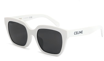 CELINE Unisex White Sunglasses - Elegant, Stylish, Irregular Shape CL40198F25A CELINE Unisex White Sunglasses - Elegant, Stylish, Irregular Shape CL40198F25A