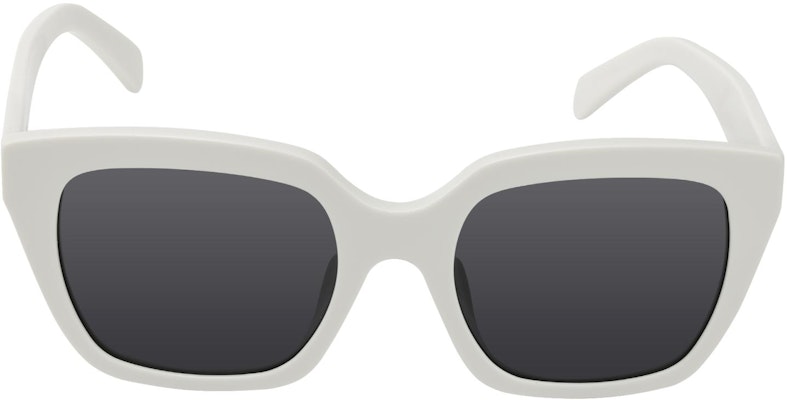 CELINE 男女通用白色太阳眼镜 - 优雅时尚, 不规则形状, 可配光片。 CL40198F25A Lookbook CELINE 男女通用白色太阳眼镜 - 优雅时尚, 不规则形状, 可配光片。 CL40198F25A