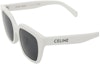 Purchase CELINE 男女通用白色太阳眼镜 - 优雅时尚, 不规则形状, 可配光片。 CL40198F25A