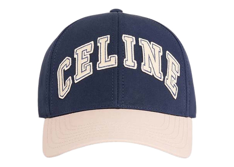 Celine University Baseball Cap Navy/Cream