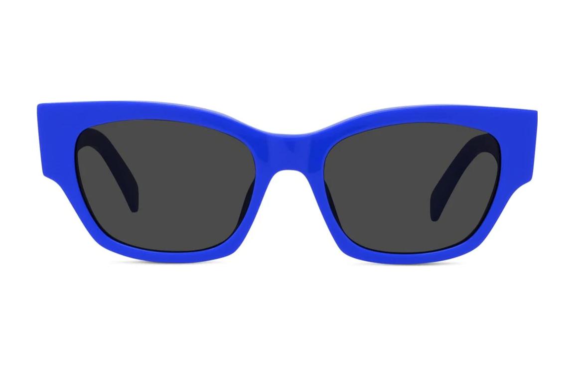 Lookbook CELINE 复古椭圆太阳镜 男女同款情侣时尚墨镜 CL40197U5492A