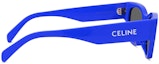 Shop CELINE 复古椭圆太阳镜 男女同款情侣时尚墨镜 CL40197U5492A
