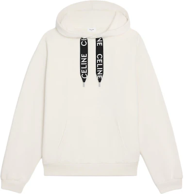 Celine 白色連帽上衣 帶抽繩 字母設計 2Y468670Q-01QI Order Celine 白色連帽上衣 帶抽繩 字母設計 2Y468670Q-01QI