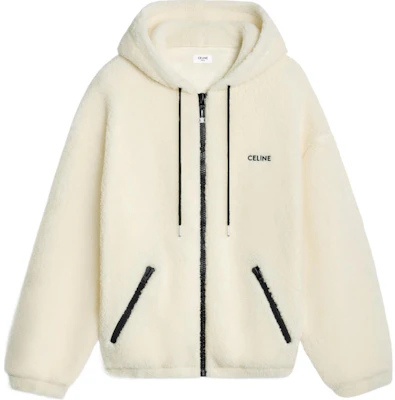 Chaqueta Hoodie Slim Fit Celine Blanca con Cremallera. 2Y905699M01OB Buy Chaqueta Hoodie Slim Fit Celine Blanca con Cremallera. 2Y905699M01OB