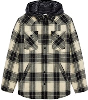 CELINE Wool Checkered Hoodie Jacket Off-White. 2W410001O-01KC CELINE Wool Checkered Hoodie Jacket Off-White. 2W410001O-01KC