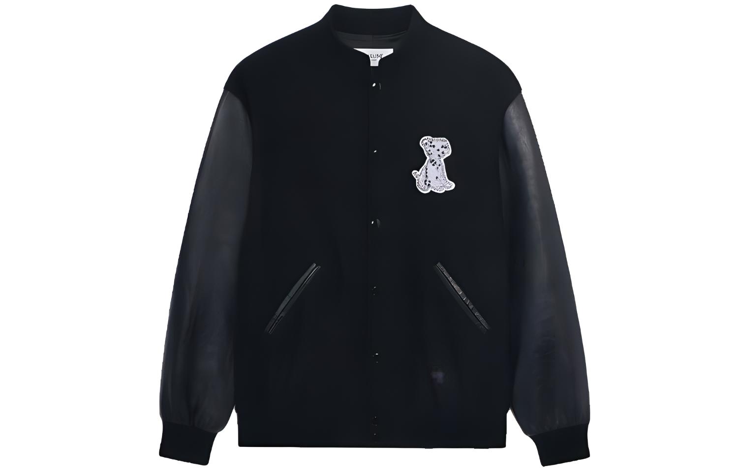 Celine Amy Dorian SS22 Artist Embroidered Wool Jacket Black 2V09I350Q-38NO