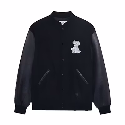 Celine Amy Dorian SS22 Artist Embroidered Wool Jacket Black 2V09I350Q-38NO