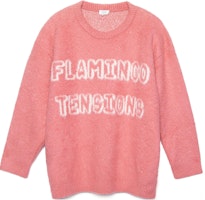 CELINE x Scott Reeder SS22 Pink Jacquard Letter Pullover Sweater 2A23W526Q-24BP CELINE x Scott Reeder SS22 Pink Jacquard Letter Pullover Sweater 2A23W526Q-24BP