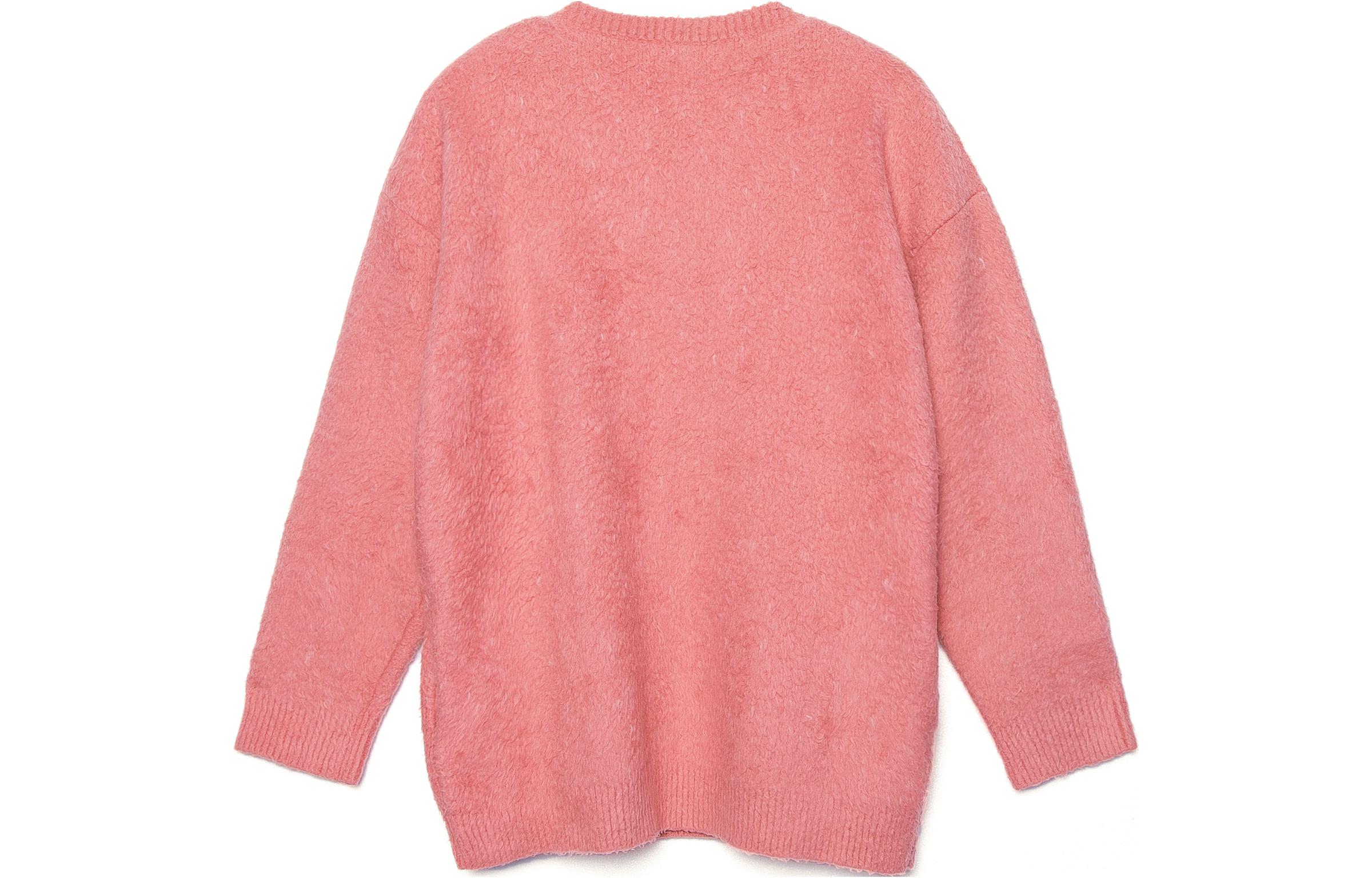 Lookbook CELINE x Scott Reeder SS22 粉色提花字母套頭毛衣 2A23W526Q-24BP