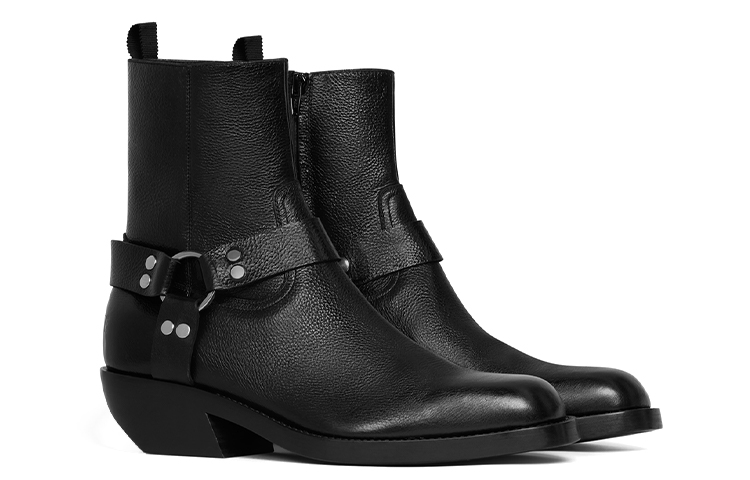 Lookbook CELINE But Buku Zip Hujung-Segi But Buku 'Kulit Hitam' 352583808C.38NO