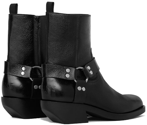 CELINE Zip Square-Toe Ankle Boot 'Black Leather' 352583808C.38NO Shop CELINE Zip Square-Toe Ankle Boot 'Black Leather' 352583808C.38NO