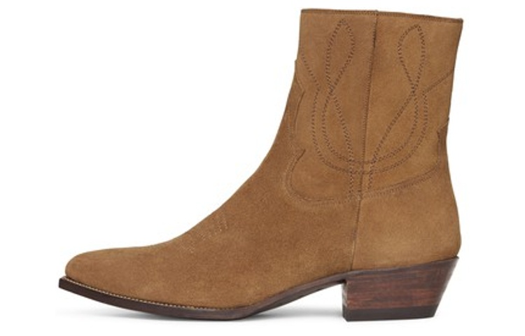 CELINE Zipped Western Boot Havana 350933358C.19TO