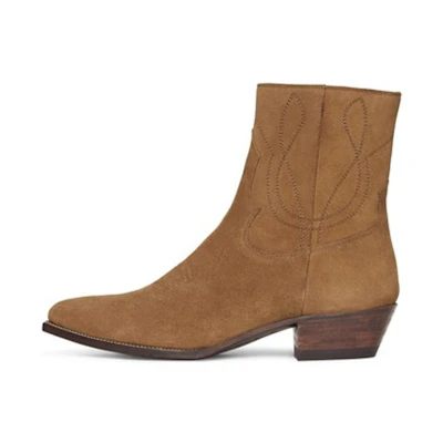 CELINE Zipped Western Boot Havana